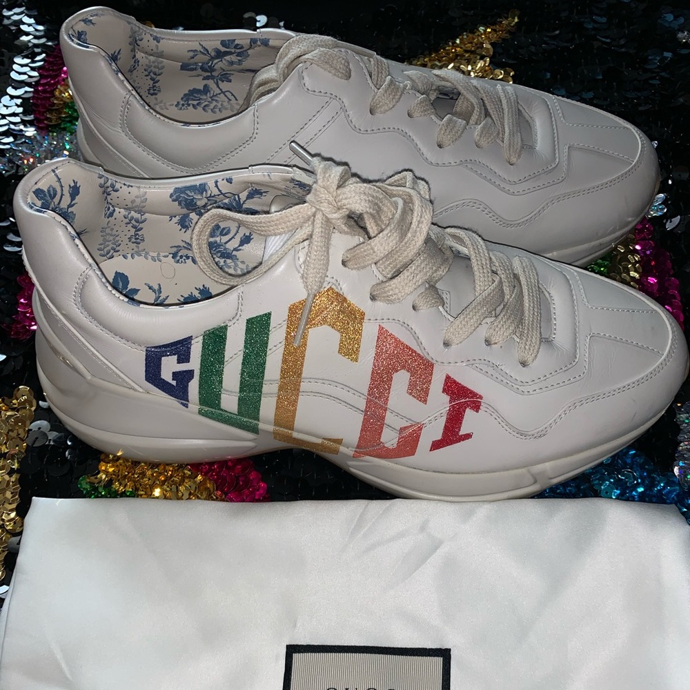 Gucci Glitter Rython Sneakers ❌SOLD❌
